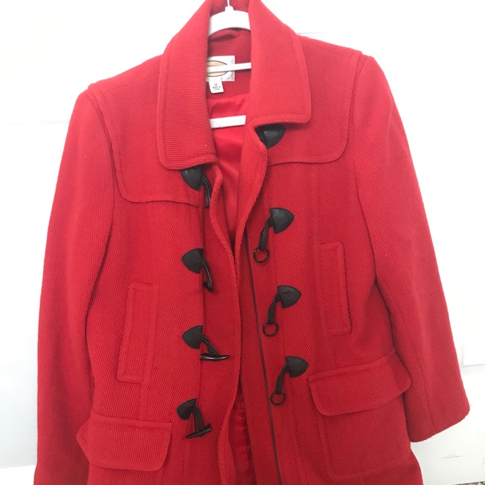 Red Talbots Long Coat
